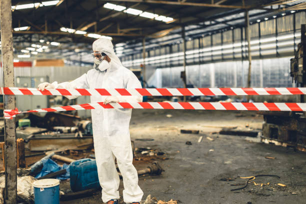 Professional Unattended Death Cleanup technician working in Newfield, ME